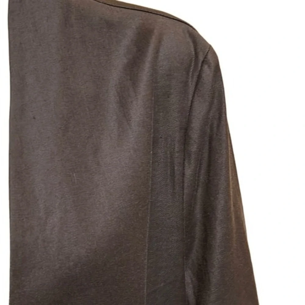 Amour Vert Meredith Femme Fete Blazer Sz XL Gray Unlined Button Closure NWT - Picture 2 of 7